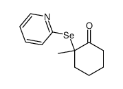 2-methyl-2-(2-pyridylseleno)cyclohexanone结构式