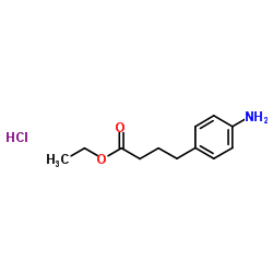 Ethyl 4-(4-aminophenyl)butanoate hydrochloride (1:1)结构式