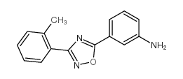 3-[3-(2-methylphenyl)-1,2,4-oxadiazol-5-yl]aniline结构式