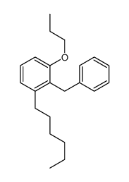 2-benzyl-1-hexyl-3-propoxybenzene Structure