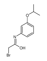 2-bromo-N-(3-propan-2-yloxyphenyl)acetamide结构式