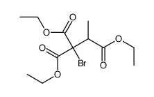 triethyl 1-bromopropane-1,1,2-tricarboxylate结构式