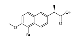 (R)-5-溴萘普生结构式