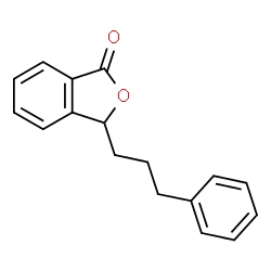 3-(3-PHENYLPROPYL)ISOBENZOFURAN-1(3H)-ONE结构式