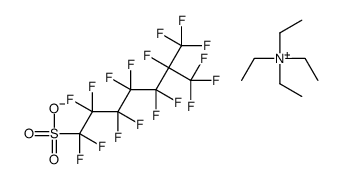 tetraethylammonium heptadecafluoroisooctanesulphonate Structure