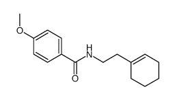 N-[2-(1-cyclohexen-1-yl)ethyl]-4-methoxybenzamide结构式