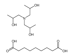 azelaic acid, compound with 1,1',1''-nitrilotri(propan-2-ol) Structure