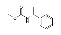 (R)-methyl (1-phenylethyl)carbamate Structure