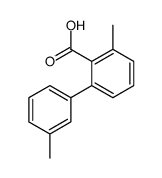 2-methyl-6-(3-methylphenyl)benzoic acid结构式