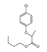 butyl (2R)-2-(4-chlorophenoxy)propanoate结构式