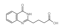 4-(4-氧代-3,4-二氢喹唑啉-2-基)丁酸结构式