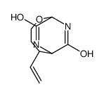 2-Oxa-6,8-diazabicyclo[3.2.2]nonane-7,9-dione,4-ethenyl-(9CI) Structure