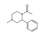 Ethanone, 1-(4-methyl-2-phenyl-1-piperazinyl) Structure