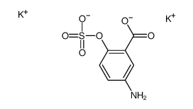 dipotassium,5-amino-2-sulfonatooxybenzoate结构式