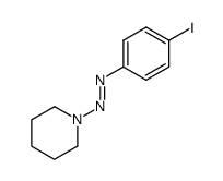 1-((4-iodophenyl)diazenyl)piperidine Structure