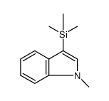 1H-Indole, 1-methyl-3-(trimethylsilyl)-结构式