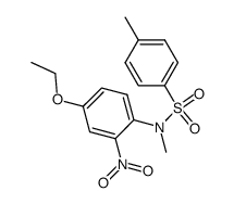 toluene-4-sulfonic acid-(4-ethoxy-N-methyl-2-nitro-anilide) Structure