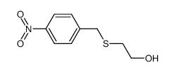 2-(4-nitrobenzylthio)ethanol Structure