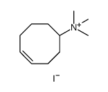 4-Cycloocten-1-aminium, N,N,N-trimethyl-, iodide Structure