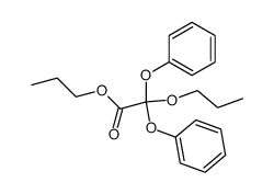 Propyloxy-diphenoxy-essigsaeure-propylester结构式