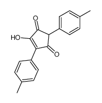 4-hydroxy-2,5-bis(4-p-tolyl)cyclopent-4-ene-1,3-dione Structure