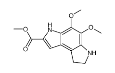 methyl 4,5-dimethoxy-3,6,7,8-tetrahydropyrrolo[3,2-e]indole-2-carboxylate结构式