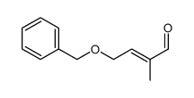 2-methyl-4-phenylmethoxybut-2-enal结构式