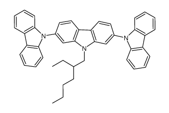 TCz1 , 3,6-bis(carbazol-9-yl)-9-(2-ethyl-hexyl)-9H-carbazole structure