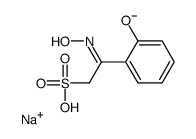 SODIUM 2'-HYDROXYACETOPHENONE OXIME-2-SULPHINATE Structure