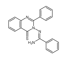 (Z)-N'-(2-phenyl-4-thioxoquinazolin-3(4H)-yl)benzimidamide结构式