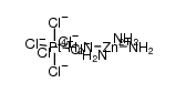 tetraamminezinc hexachloroplatinate结构式