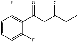 1,3-Pentanedione, 1-(2,6-difluorophenyl)- Structure