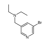 N-((5-Bromopyridin-3-yl)methyl)-N-ethylethanamine structure