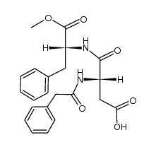 N-phenacetyl-L-D-aspartame Structure