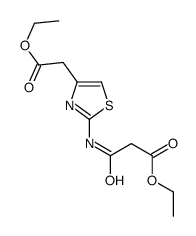 ethyl 3-[[4-(2-ethoxy-2-oxoethyl)-1,3-thiazol-2-yl]amino]-3-oxopropanoate Structure