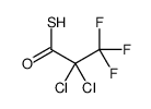 2,2-dichloro-3,3,3-trifluoropropanethioic S-acid结构式