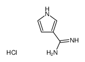 1H-PYRROLE-3-CARBOXIMIDAMIDE, MONOHYDROCHLORIDE Structure