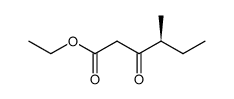 (S)-ethyl 4-methyl-3-oxohexanate结构式