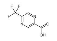 5-(trifluoromethyl)pyrazine-2-carboxylic acid structure