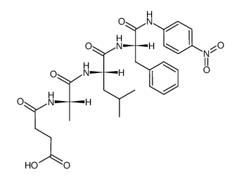 Suc-Ala-Leu-Phe-pNA Structure