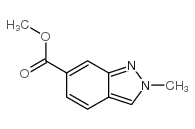 methyl 2-methyl-2H-indazole-6-carboxylate structure