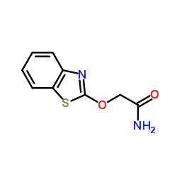Acetamide, 2-(2-benzothiazolyloxy)- (9CI) structure