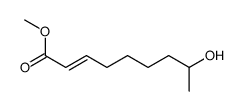 methyl 8-hydroxynon-2-enoate结构式