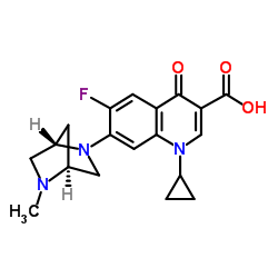 Danofloxacine Structure