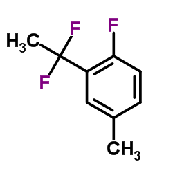 2-(1,1-Difluoroethyl)-1-fluoro-4-methylbenzene Structure