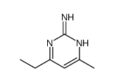 2-Pyrimidinamine, 4-ethyl-6-methyl- (9CI)结构式