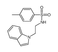 N-(2-indol-1-ylethyl)-4-methylbenzenesulfonamide Structure