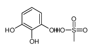 benzene-1,2,3-triol,methanesulfonic acid Structure