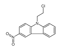 9-(2-chloroethyl)-3-nitrocarbazole结构式