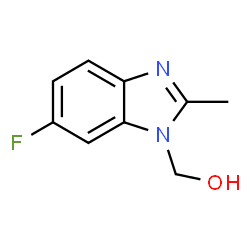 1H-Benzimidazole-1-methanol,6-fluoro-2-methyl-(9CI)结构式